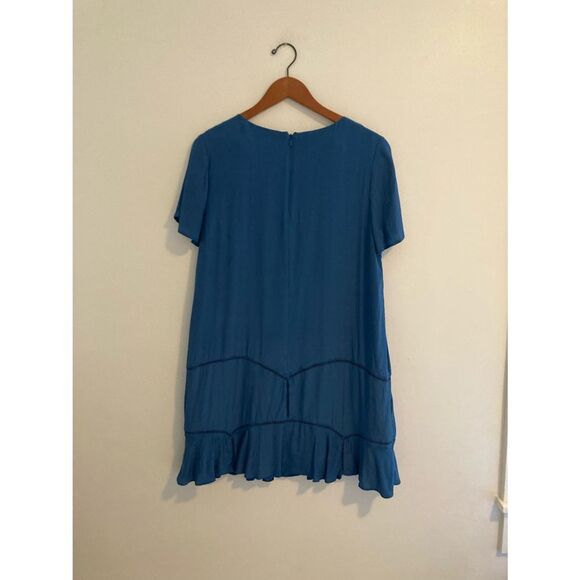 Marie Oliver blue silk dress - Picture 3 of 3